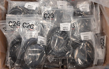 Lot of (80) C2G #28833 10ft USB3.0 USB-C to USB-A M/M Black Cables New/Sealed picture