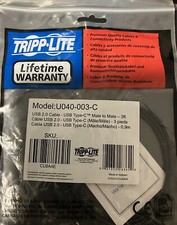 USB 2.0 cable Model U040-003-C Tripp-LITE picture