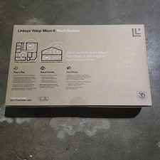VELOP MICRO 6 MESH SYSTEM WIFI ROUTER WIFI SPEED UP TO 3GBPS NEW SEALED LINKSYS picture
