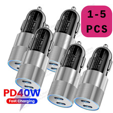 40W Fast Charging Car Charger PD Port USB-C Cigarette Lighter Phone Adapter Lot picture