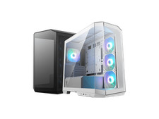 MSI MAG PANO M100R PZ White Micro-ATX PC Case - Supports Back-Connect picture