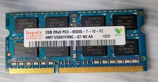 SK Hynix 2GB SO-DIMM DDR3 PC3-8500S 1066MHz Laptop RAM Memory HMT125S6TFR8C-G7 picture