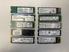 LOT OF 10 Mixed Brand 128GB PCIe NVMe SSD M.2 SATA NVME SSD picture