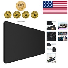 Extra Large Gaming Mouse Pad 31.5 x 11.8 in - Waterproof & Non-Slip Black Mat picture