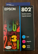 Genuine Epson T802 Cyan/Magenta/Yellow Standard Yield 3/Pack EXP 2029 picture