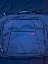 CODi CT3 Nylon Laptop Briefcase 15in Black Padded Case with Partitions picture