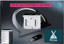 MX Linux 23.4 XFCE 64 BIT AND 32 BIT LIVE INSTALL BOOTABLE USB picture