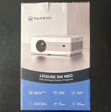 VANKYO Leisure 3W Neo 720p LPD Projector 700 ANSI HDMI USB Speakers White picture