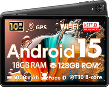 Tablet Android 15, 10 Inch Tablets, 18GB+128GB, 1TB Expand, Widevine L1 Compatib picture