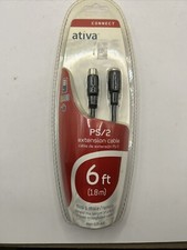 Ativa 6-feet PS/2 Keyboard/Mouse Extension Cable 🐭 When Ya Need It Ya Need It picture
