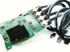 OEM LSI 9201-16i 6Gbps 16P SAS HBA P19 IT Mode ZFS FreeNAS unRAID 4* Cable SATA- picture
