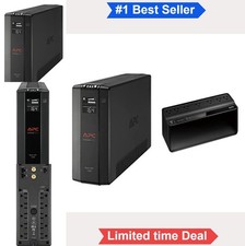 1500VA UPS Battery Backup 900W 10 Outlets USB Port AVR Surge Protector Tower picture