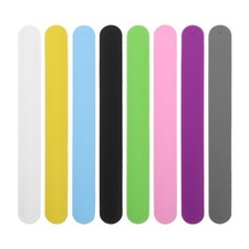 8 Pcs Silicone Snap Ring Tie Cord Organizer Ties Reusable Bundling picture