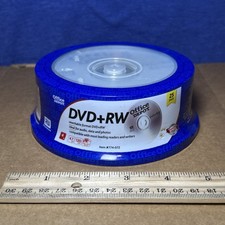 Office Depot DVD+RW 4.7gb 4x Speed Rewritable Blank Discs 25 Pack 120min SEALED picture