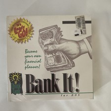 Think Tank Bank It for DOS Personal Finance MS-DOS 3.3 3.5