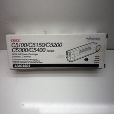 Oki 42804504 Black Standard Yield Toner Cartridge for C5100 / C5150 / C5200 picture