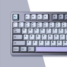 1.7mm Thickness Cherry Profile Muted Keycap Retro Gray Dye Subs PBT Keycap Set  picture