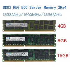 Samsung 4GB/8GB/16GB DDR3 1333/1600/1866MHZ ECC REG Registered Server Memory LOT picture