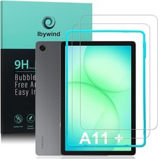 9H Tempered Glass Screen Protector for Samsung Galaxy Tab A9+/A11+, 2 Pack picture