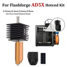 Upgraded Hotend Kit For Flashforge AD5X One-Piece Bimetal Nozzle HotEnd Assembly picture