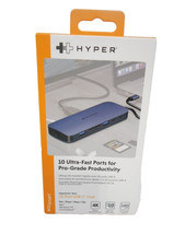 Hyper - HyperDrive Next 10 Port USB-C Hub- MacBook/PC - HD4005GL - Midnight Blue picture