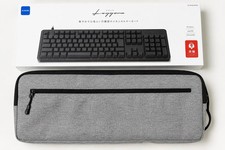 Elecom Leggero TK-MC50UKLBK Mechanical Keyboard Full Size Red Axis Wired Black picture