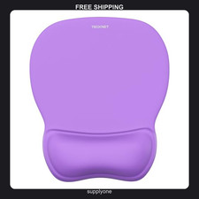 TECKNET Gel Ergonomic Mouse Pad Wrist Rest Non-Slip PU Base Purple picture