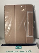 2 X Official ESR iPad Pro 12.9 Inch Rose Gold Trifold Stand Case picture