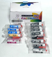 (12) 225266 Miss Deer 225/226 Ink Cartridges 1 yellow 1 magenta 3 blue 7 black picture