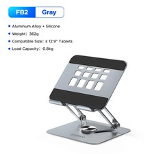 ORICO Foldable Laptop Stand Aluminum Alloy 360 Adjustable Notebook 12.9/17 picture