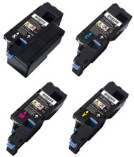 GENUINE Dell E525w Black Yellow Magenta Cyan Toner Cartridge picture