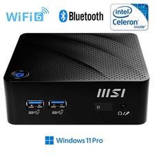 MSI Cubi N JSL Mini PC Intel Celeron N4500 4GB RAM 128GB SSD Win. 11 Pro WiFi 6. picture