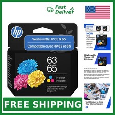HP Tri-Color Ink Cartridge 63/65, 100 Pages picture