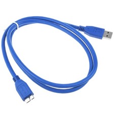 USB 3.0 PC Data Link Cable Cord for Toshiba Canvio Desk 3TB HDWC130XK3J1 picture