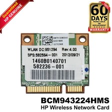 Lot x 2 New HP ProBook 6450B BCM943224HMS Wi-Fi Wireless Network Card 300Mbps picture