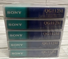 NEW ~ (5) Sony D8 D-Eight Data 8mm Tape Cartridge 5GB 112m QG112M picture