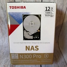 Toshiba N300 Pro 12TB 3.5 inch Internal Hard Drive CMR SATA 6 Gb/s 7200 RPM 512  picture