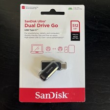 NEW: NIB SanDisk Ultra Dual Drive Go 512 GB USB Type-C Drive SDDDC3-512G-AW46 picture