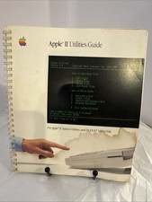 Vintage 1985 Apple II Utilities Owners Manual Guide Spiral Bound Book picture