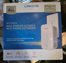 Linksys RE7000 Max-Stream AC1900+ Dual-Band MU-MIMO WiFi Extender, 1 Port picture
