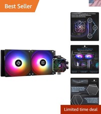 Stylish and Efficient AE240 V3 CPU Cooler - Dual ARGB Fans & Quiet Operation picture