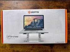 Griffin Elevator Aluminum Laptop Stand/Riser Clear Universal Compatibility picture