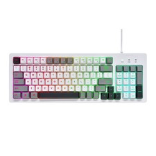Wired RGB Backlit Keyboard, Arctic White, USB Connection picture