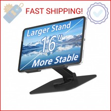 TAPMEI Large Metal Tablet Stand 360° Rotation for 4-16” Tablet, Black picture