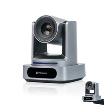 TONGVEO AI 4K PTZ Camera with Auto Tracking, 10X Optical Zoom Video Grey picture