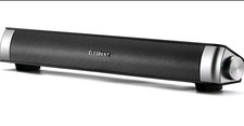 ELEGANT USB Desktop Soundbar Wired Speaker with Volume Control and Mic Input Jac picture
