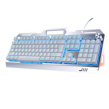 Mechanical Keyboard-Mouse-Large Desk mat combo with  RGB Lights-Wired -104 keys picture