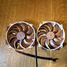 Noctua NF-A14x25r G2 PWM 140mm 4-Pin 12V 1475RPM SSO2 Brown/Beige x2 picture