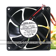 NMB 3110KL-04W-B3012V 0.20A 8025 8CM 2 line double ball computer cooling fan picture