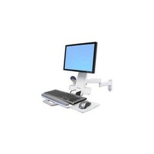 Ergotron 200 Telescoping Combo Arm - 18 Lb - White (45230216) (45-230-216) picture